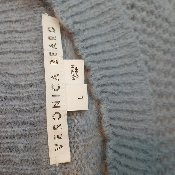 Veronica Beard Makani Pointelle Knit Sweater Large - Picture 8 of 11